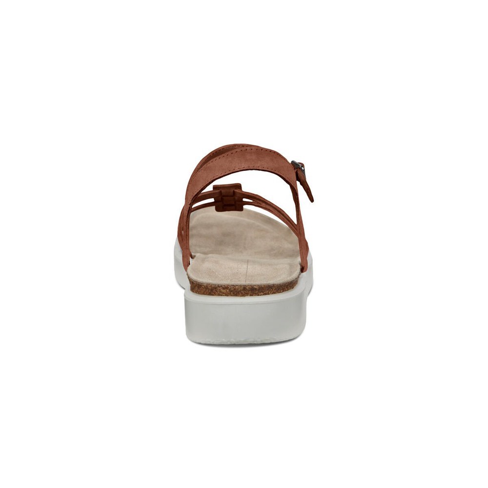 Sandalias Mujer - ECCO Corksphere Strappy - Marrom - XHE026931